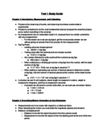 Test 1 Study Guide