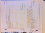 Human Physiology Notes - Week 1