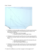 AGEC 2003 Exam 1 Review