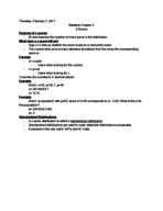 Statistics Week 4 Notes