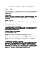 Study Guide Questions Chapter 3