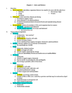 BIO 210 Unit 1 Study Guide