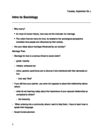 Intro to Sociology 
