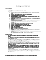 Exam 1 Study Guide: Chapter 1