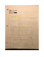 Calculus with Analytic Geometry II Weeks 1-5 Notes