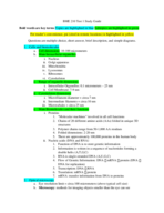 BME 210 Exam 1 Study Guide