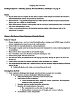 Reading Assignment #1 Notes