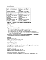 COM 100 Exam 1 Study Guide