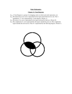 Finite Mathematics Chapter 11 Week 11