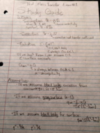 Study Guide for Exam #1