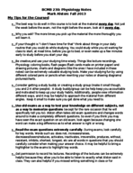 All BCMB Class Notes 