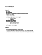 Study guide for chapters 5 and 6 