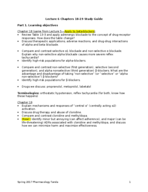 Pharm. lecture 6 study guide