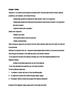 College Composition II Chapter 1 Notes