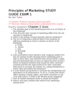 STUDY GUIDE EXAM 1 (ft. Practice Quizzes)