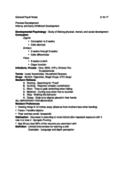 Psych notes week 6
