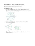 Chapter 26, Exam 1 Notes
