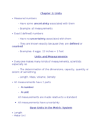 Chemistry 103 - Chapter 2 Notes