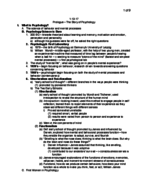General Psychology Prologue Book/Lecture Notes