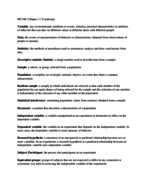 HP 340 Chapter 1 - 6 Notes