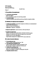Econ201 Chapter 5 Notes