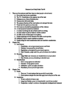 Business Law Study Guide Test #1
