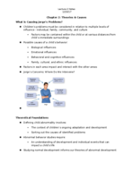 PSYC 5020 Child Psychopathy LECTURE 2 NOTES 
