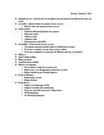 AHRM 2304 FFM Notes 020717