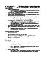 Chapter 1: What is Criminology (revised/legible)