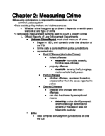 Chapter 2: Measuring Crime