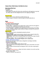 History of Film Notes
