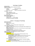 class notes for general psychology 