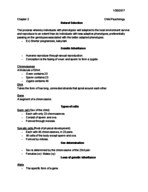 1/30 Ch. 2 Child psychology notes