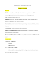 Study Guide for Test 1; Ch.1-4