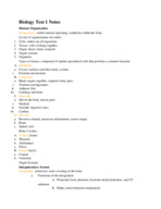 BioL 1001 and 1000 study guide