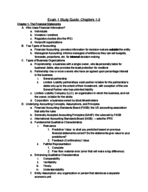 Financial Accounting 2010 Exam 1 chapters 1-3 for Runyan UNT 