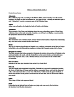 History of Israel Study Guide 1
