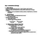 BIOL 200 Days 1 and 2 Notes
