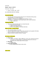 Homicide - Week 1