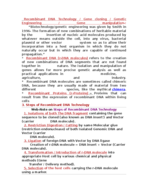 Week 4 notes Biotech