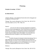 Principles of Accounting - 211 Week 5 Notes