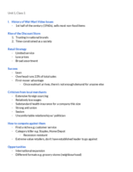 MKT320 Week 1 Class Note
