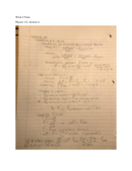Week 6 Lecture Class Notes