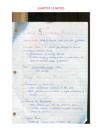 Chemistry Chapter 15 Notes Week 2 and 3