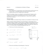 Applied Calculus II Week 1 Notes