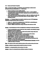 The Sciences Ch. 8 Atoms and Periodic Properties
