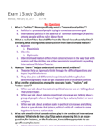 POLS 131 Exam 1 Study Guide