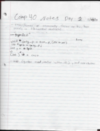 Comp40 Week 1 Notes