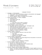 PSYCH 413 Week 2 Lecture Notes