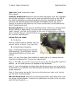 Sample Upload